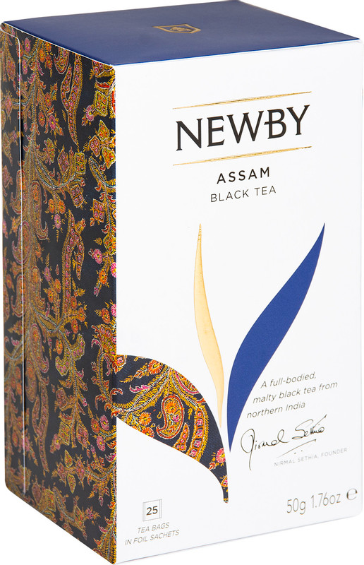 Чай Newby Ассам чёрный в пакетиках, 25х2г — фото 7