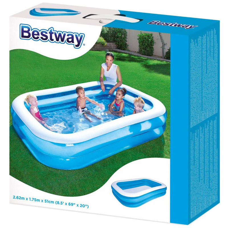 Бассейн Bestway игровой для детей 262х175х51см 54006 — фото 2