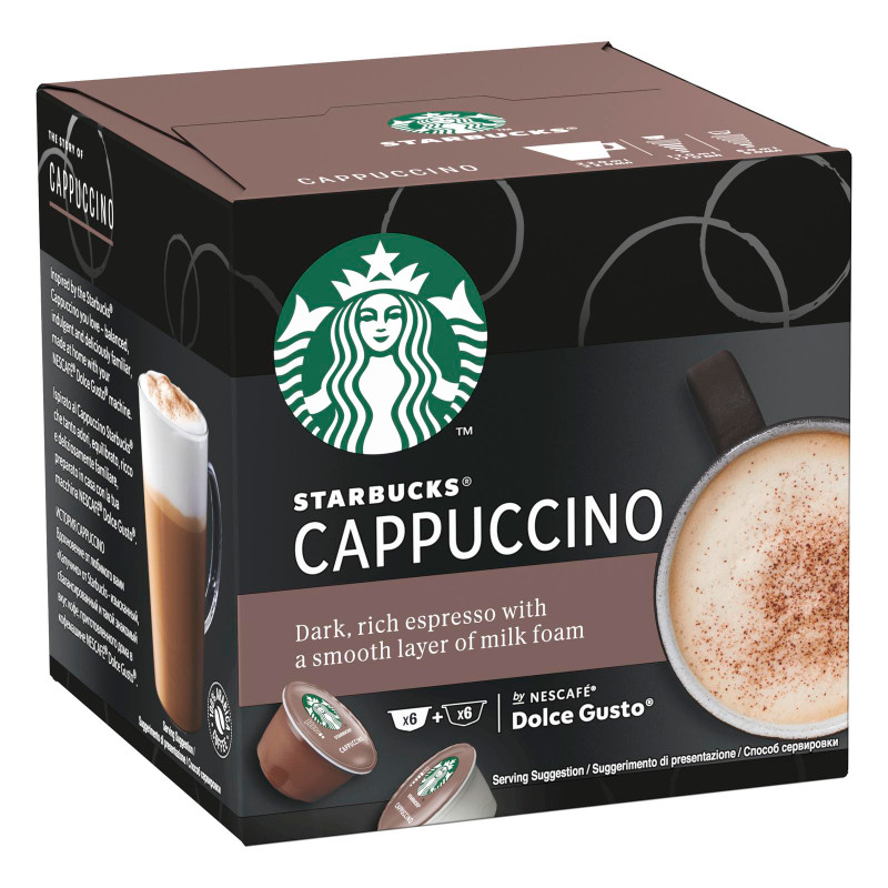 Кофе в капсулах Starbucks Cappuccino для Dolce Gusto, 6x20г — фото 3