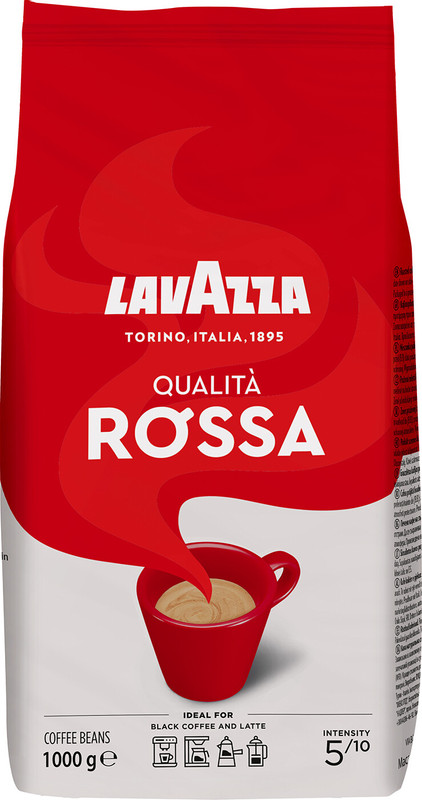 Кофе Lavazza Qualita Rossa в зёрнах, 1кг