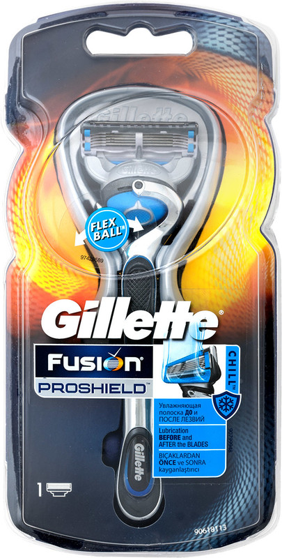 Бритва безопасная Gillette Fusion Proshield Chill со сменными кассетами