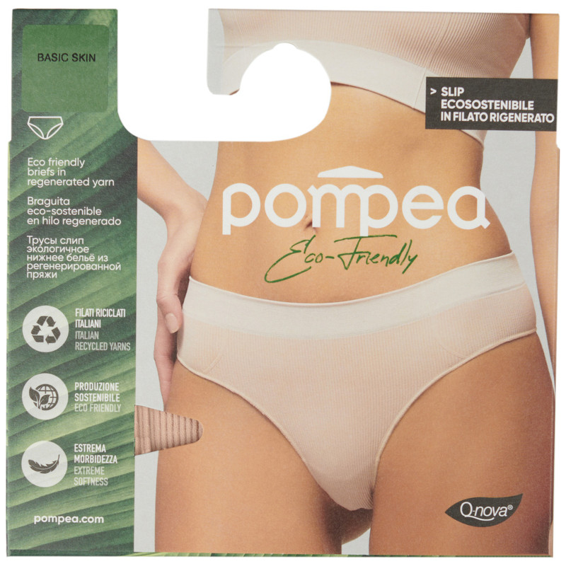 Трусы женские Pompea Eco Friendly Slip basic слипы skin р.S-M