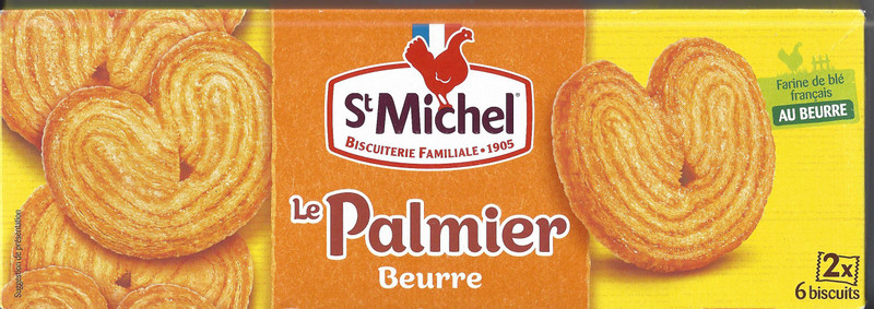 Печенье St Michel Палмьерс сливочное, 87г — фото 3