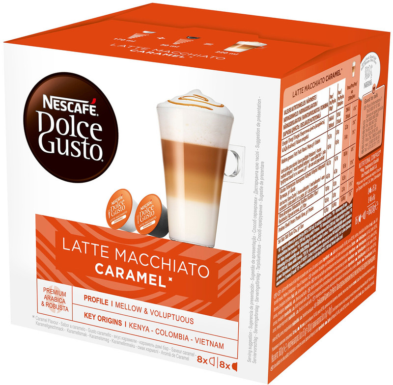 Кофе в капсулах Nescafé Dolce Gusto латте макиато со вкусом карамели, 8x21.1г — фото 5
