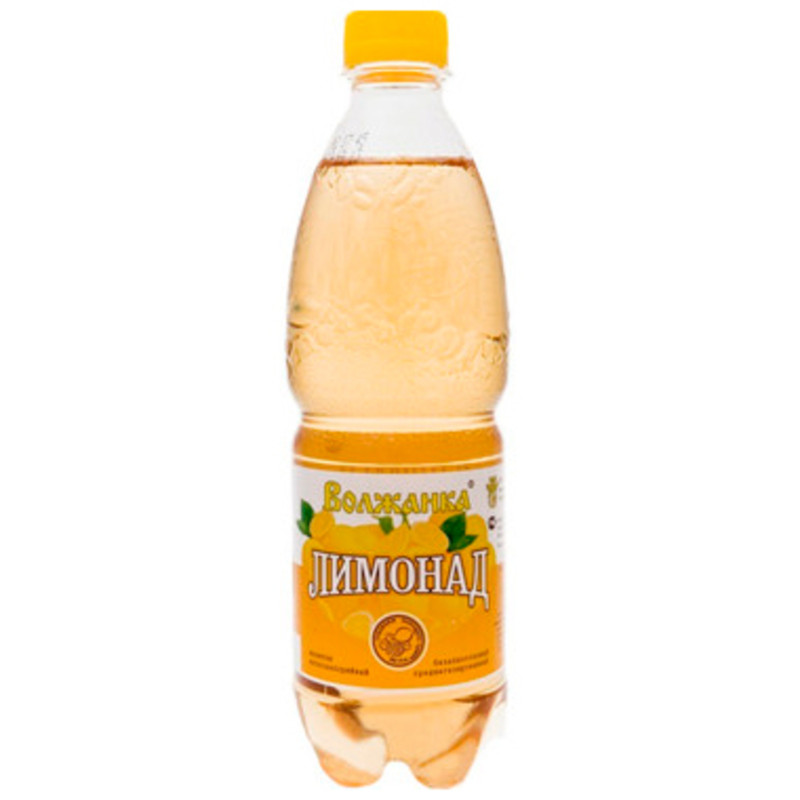 Напиток безалкогольный Волжанка Лимонад газированный, 500мл