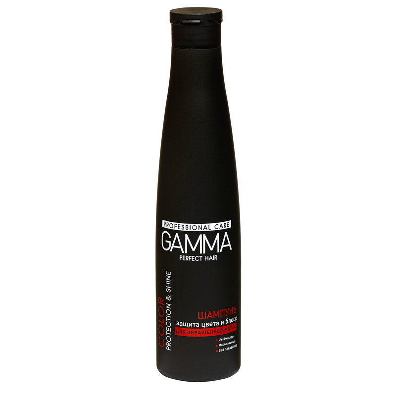 Шампунь Gamma Perfect Hair защита цвета и блеск, 350мл