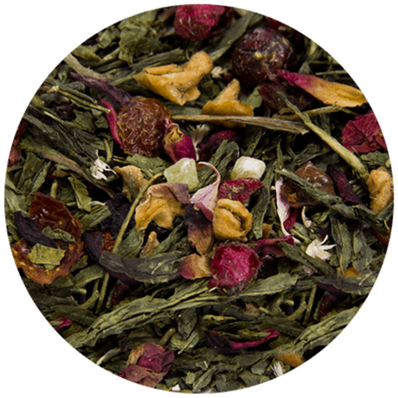 Чай Чайная Фактория Розовые времена черный среднелистовой с добавками