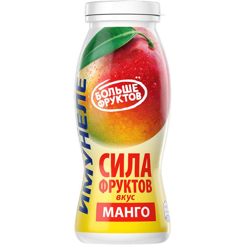 Напиток кисломолочный Имунеле Сила фруктов Манго 1%, 100мл