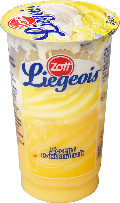 Десерт молочный Zott Liegeois ваниль-сливочный мусс 2.4%, 175г