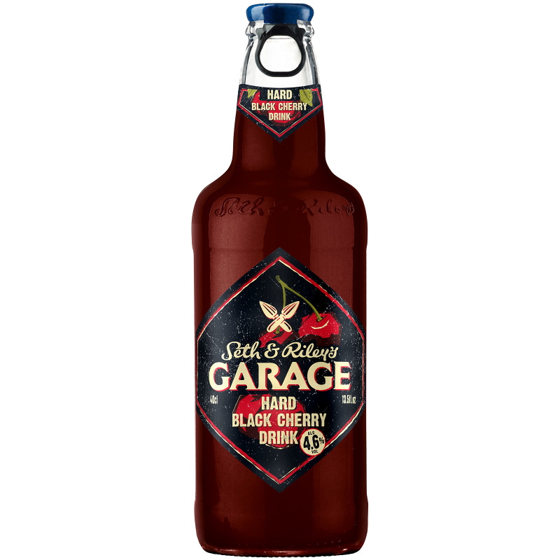 Напиток пивной Seth&Riley's Garage Хард Чёрная Вишня фильтрованный 4.6% .