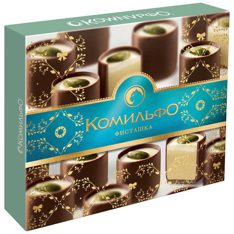 Конфеты Комильфо Фисташка шоколадные, 232г — фото 2