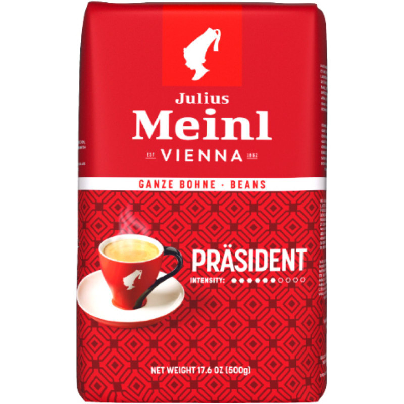Кофе Julius Meinl Президент в зёрнах, 500г — фото 2