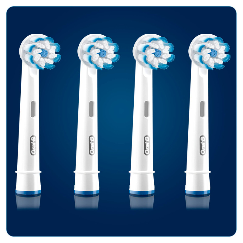 Oral-B Sensitive Clean cменные насадки для электрических зубных щеток, 4шт — фото 1
