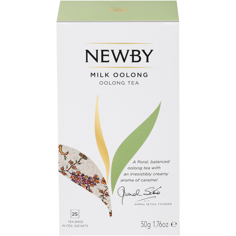 Чай Newby Молочный Улонг пакетированный, 25х50г