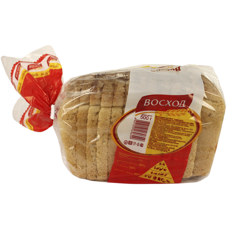 Хлеб Восход пшеничный формовой нарезка, 500г