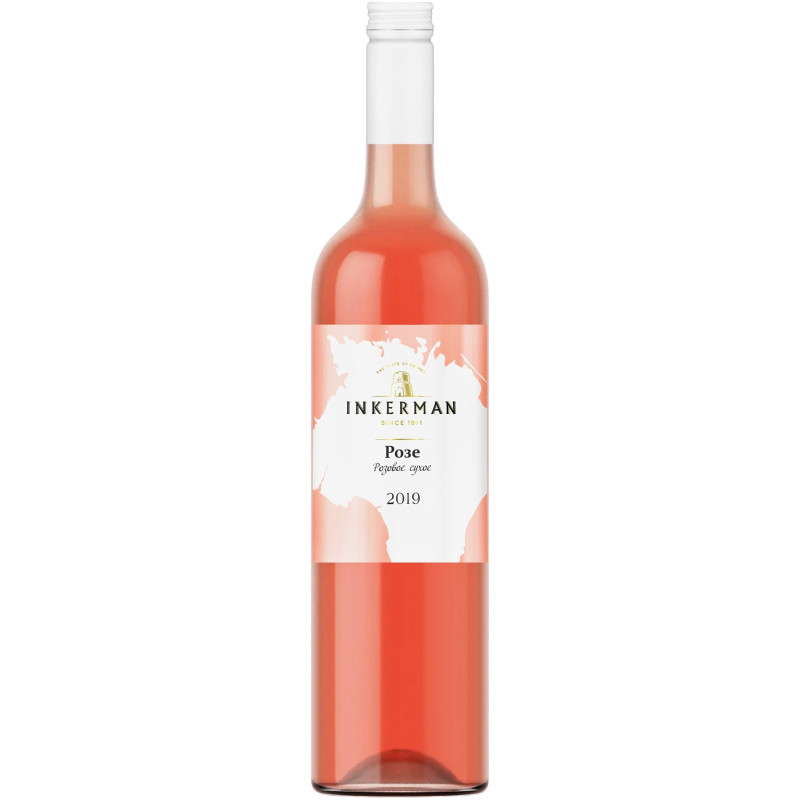Вино Inkerman Розе розовое сухое 12.5%, 750мл