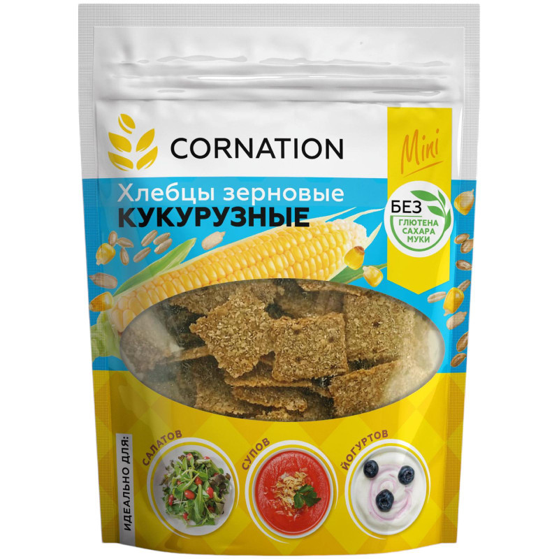 Хлебцы Cornation Кукурузные зерновые, 150г