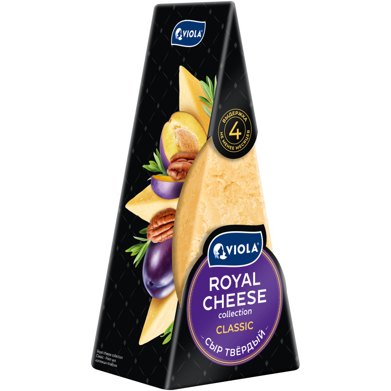 Сыр Viola Royal cheese collection Classic твердый 40%, 200г — фото 2