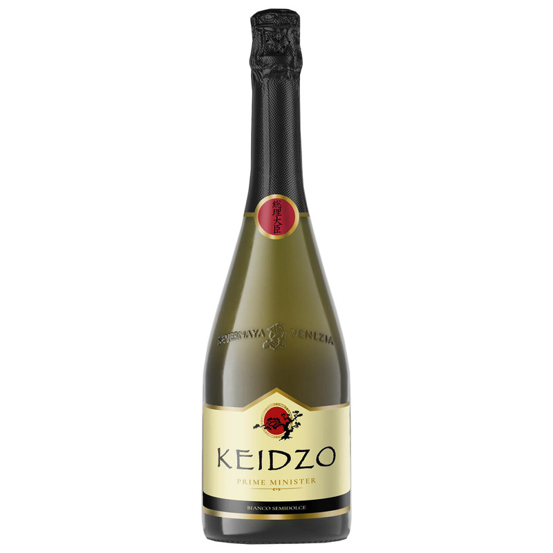 Напиток Keidzo Премьер Министр винный белый полусладкий газированный 8%, 0.75л