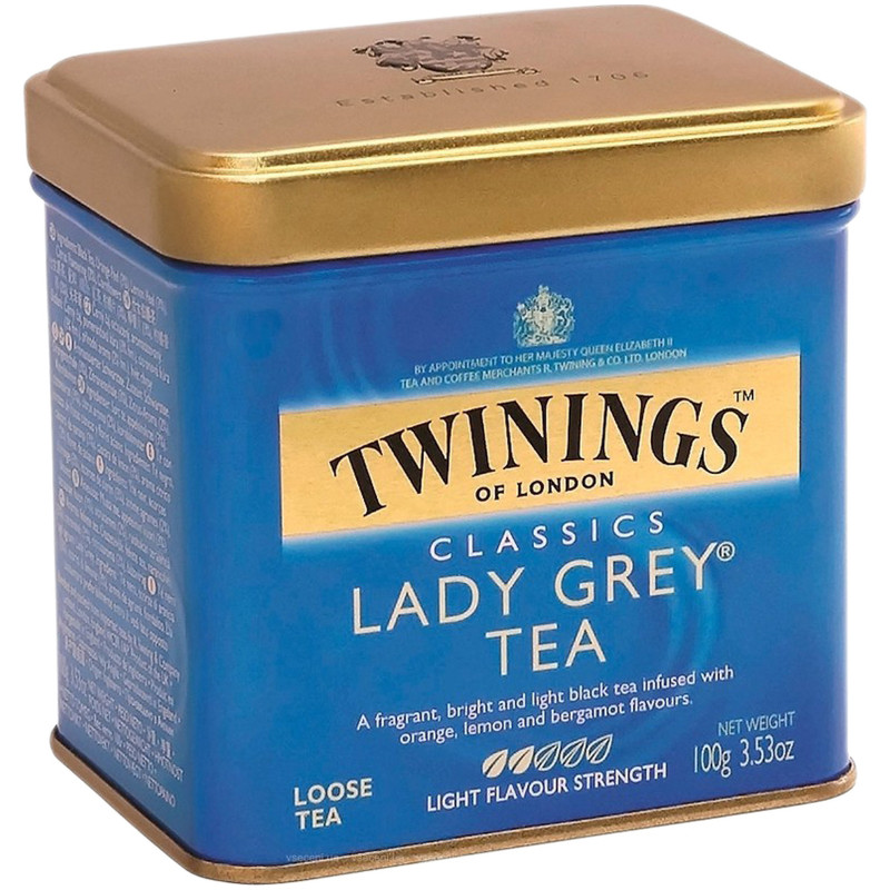 Чай чёрный Twinings Lady Grey листовой, 100г — фото 2