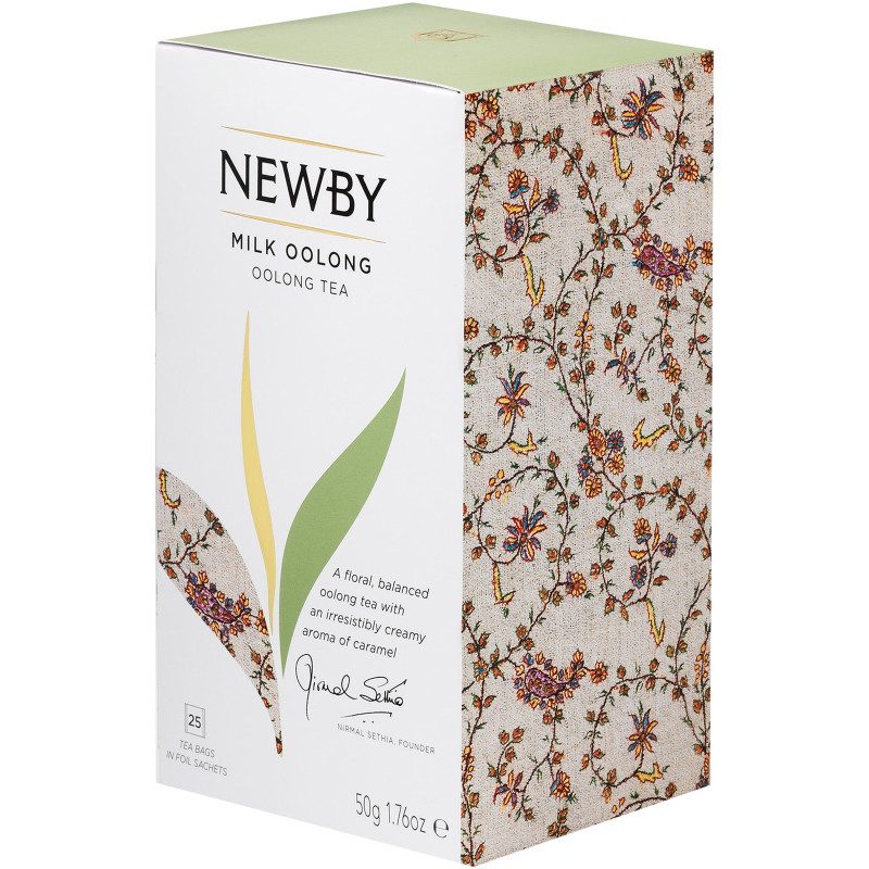 Чай Newby Молочный Улонг пакетированный, 25х50г — фото 1