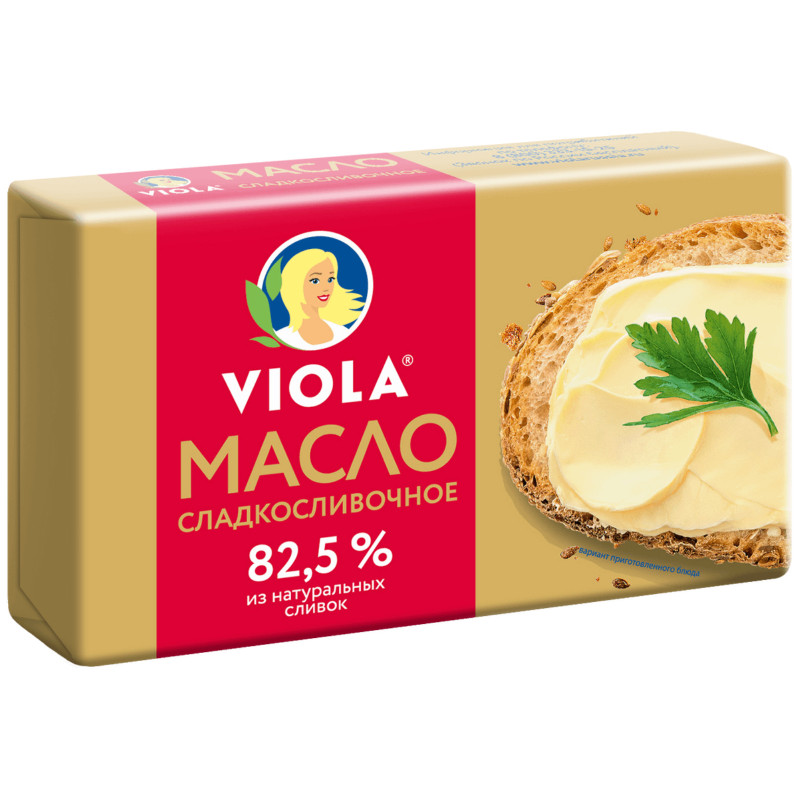 Масло Viola сладкосливочное фасованное 82.5%, 150г — фото 2