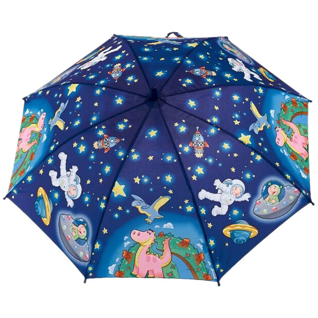 Зонт детский полуавтомат 8 спиц в ассортименте, купол 50 см — фото 4