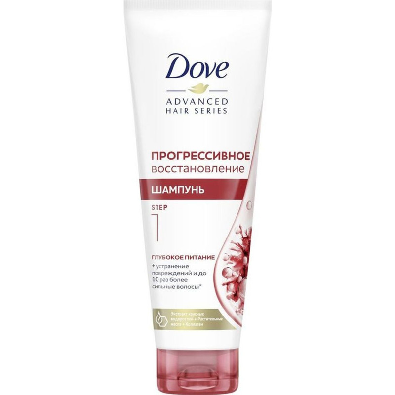 Шампунь Dove Advanced Hair Series Прогрессивное восстановление, 250мл