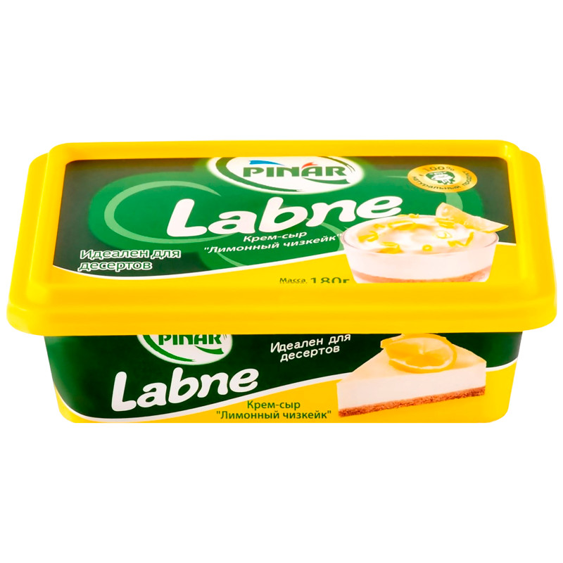 Крем-сыр Labne лимонный чизкейк 45%, 180г