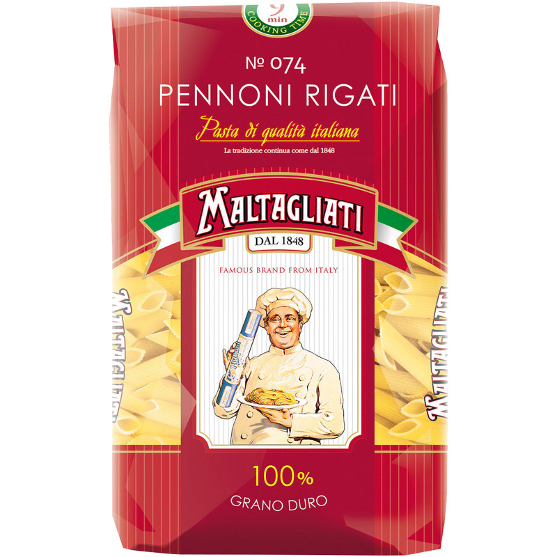 Макароны Maltagliati Pennoni rigati, 450г