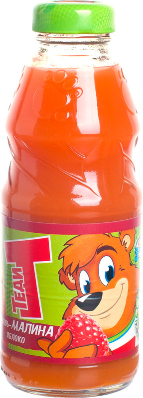 Напиток сокосодержащий Теди морковь-малина-яблоко, 300мл