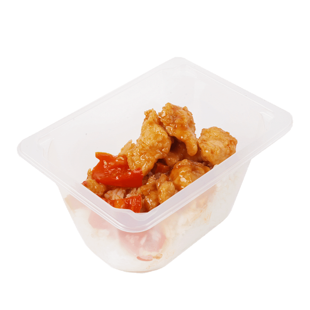 Рис басмати Простая Еда с курицей в кисло-сладком соусе, 250г — фото 1