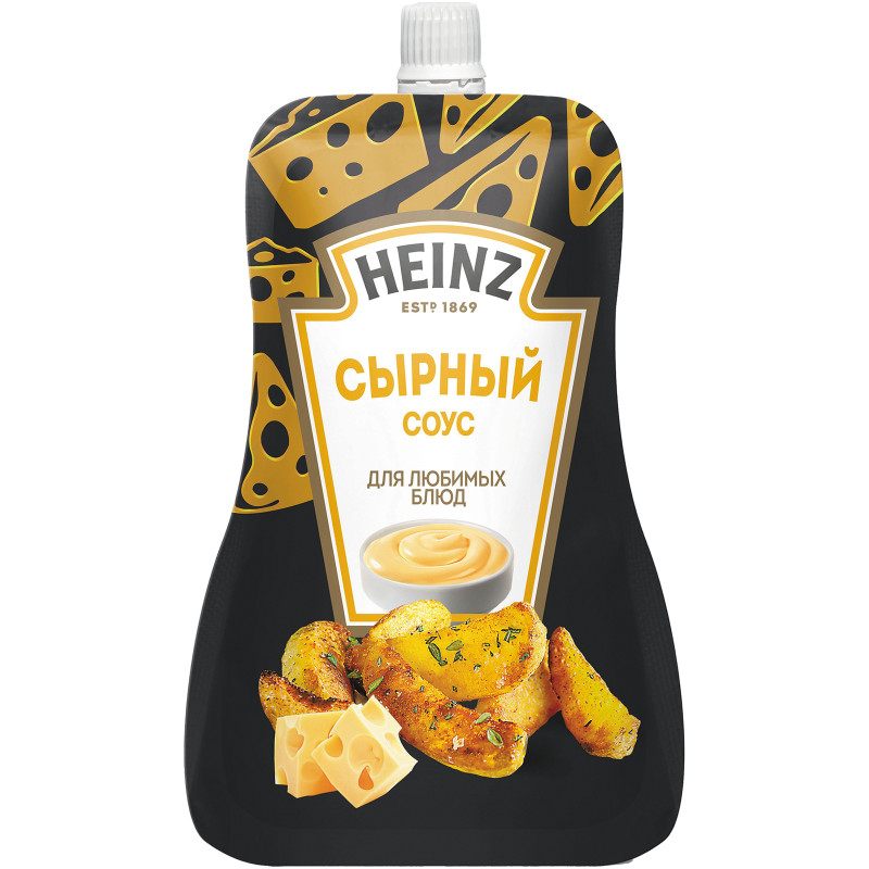 Соус Heinz Сырный на основе растительных масел, 200г - купить с доставкой в Москве в Перекрёстке