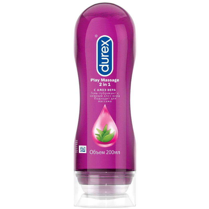 Гель-лубрикант Durex Play Massage 2in1 c Алоэ Вера, 200мл