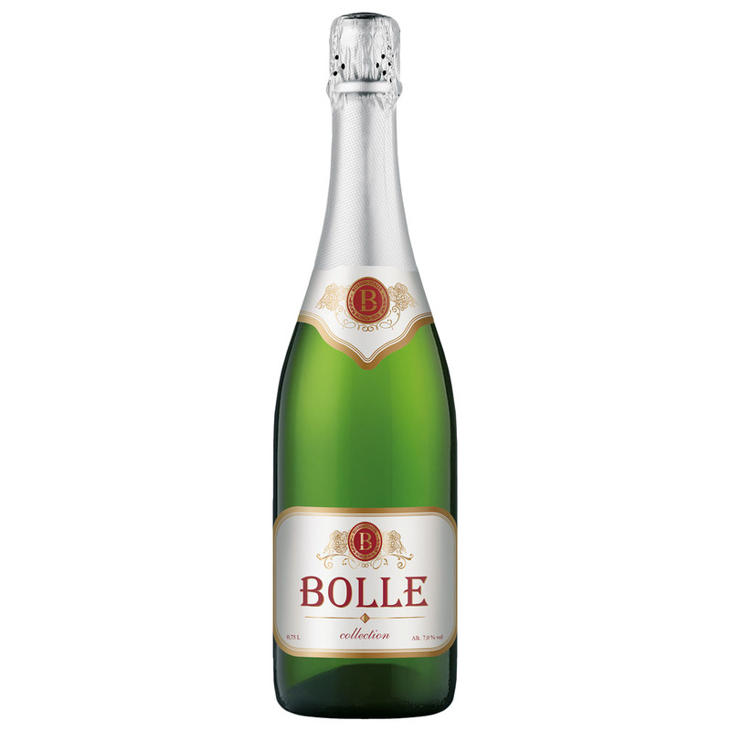 Напиток винный газированный Bolle белый полусладкий 7%, 750мл