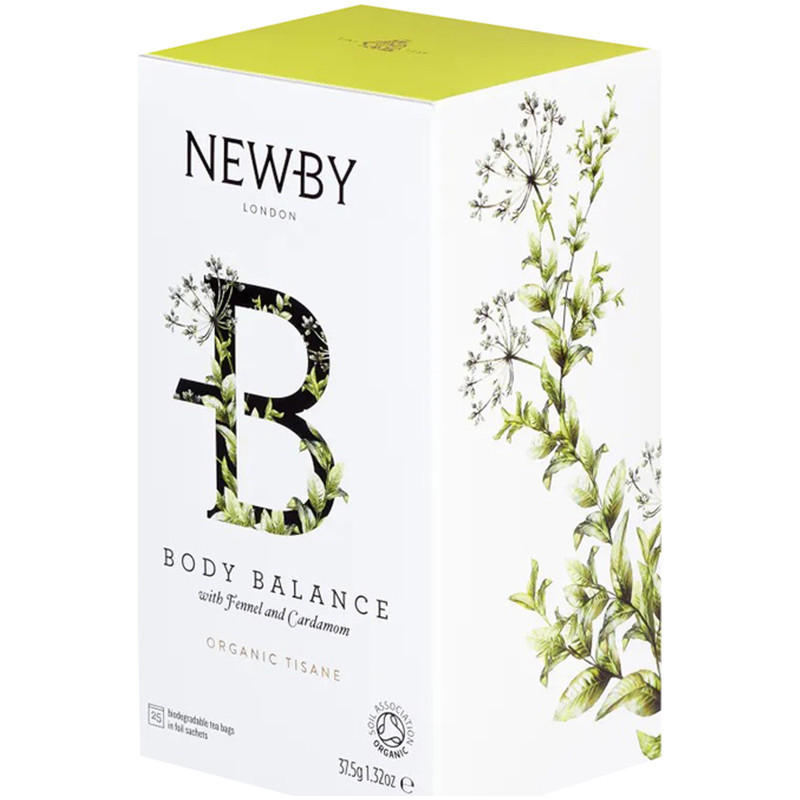 Напиток чайный Newby Body balance organic пакетированный, 25x37.5г — фото 1