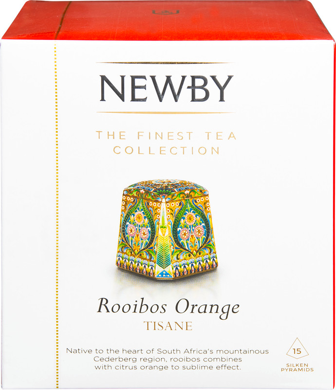 Напиток чайный Newby Ройбуш апельсин в пирамидках, 15х2.5г — фото 5