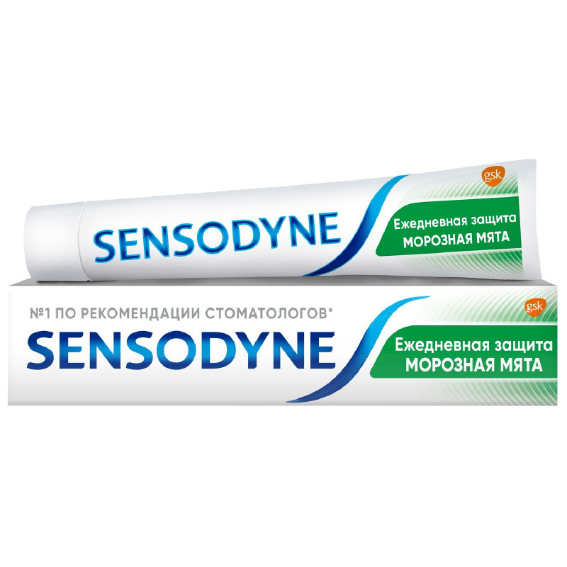 Зубная паста Sensodyne Ежедневная Защита Морозная Мята, 75мл