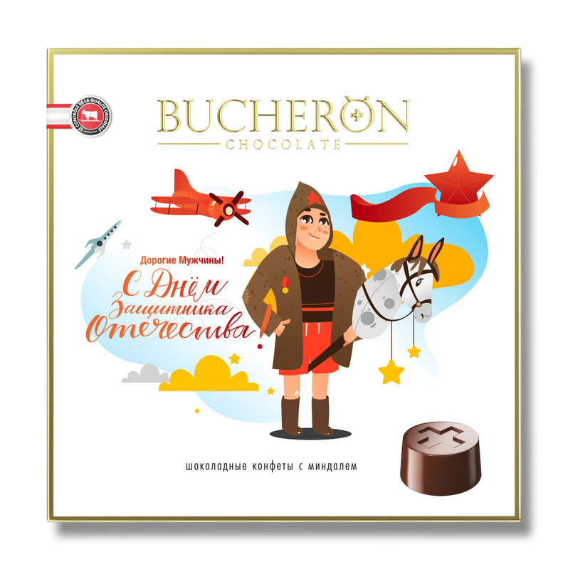 Конфеты Bucheron Gourmet шоколадные, 180г — фото 2