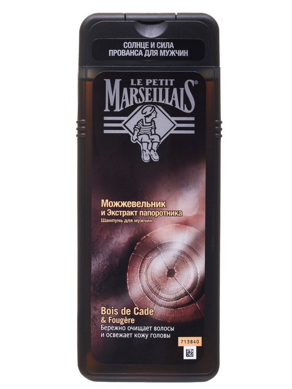 Шампунь Le Petit Marseillais для мужчин Можжевельник и экстракт папоротника, 400мл