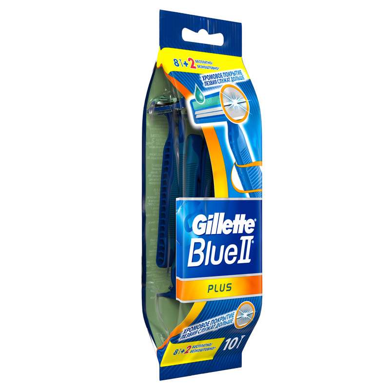 Бритва Gillette Bluell Plus одноразовая, 8 + 2шт — фото 2