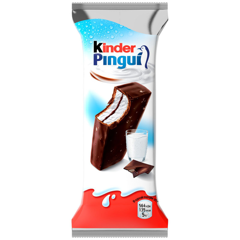 Пирожное Kinder Pingui шоколад, 30г