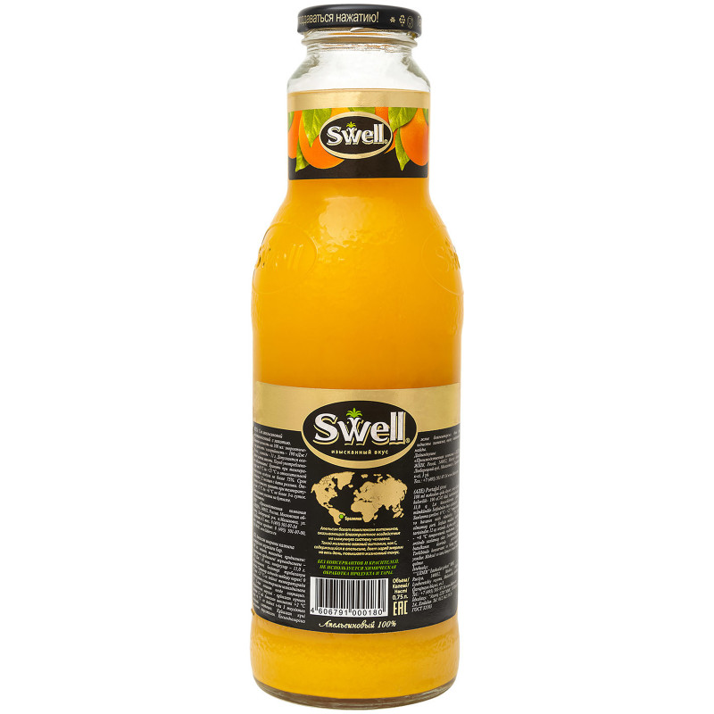 Сок Swell апельсиновый с мякотью, 750мл — фото 3