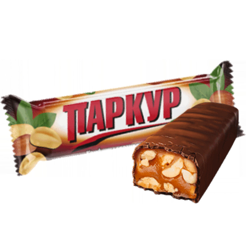 Конфеты Невский Кондитер Паркур Maxi карамель с арахисом, 50г