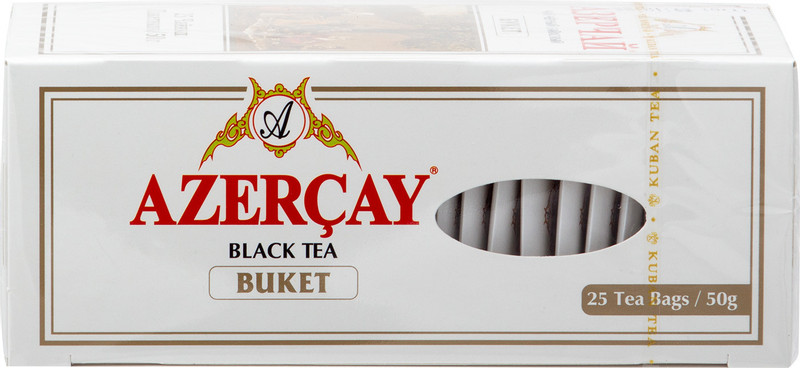 Чай Азерчай Букет чёрный байховый в пакетиках, 25x2г — фото 3