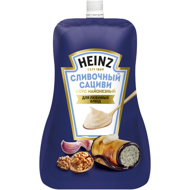 Соус Heinz Сливочный Сациви майонезный, 200г — фото 6