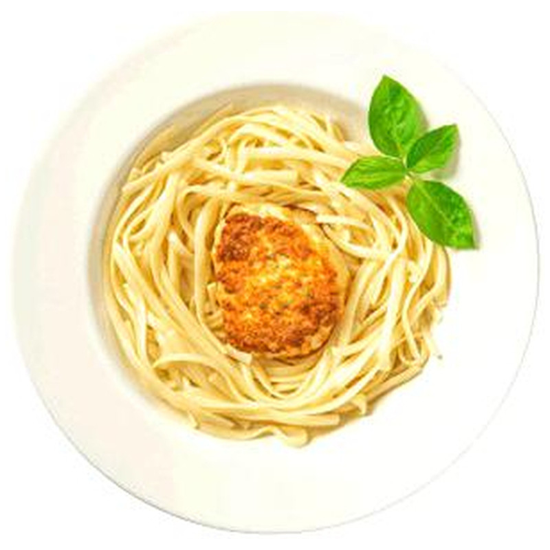 Спагетти Простая еда и оладьи куриные со свининой, 250г