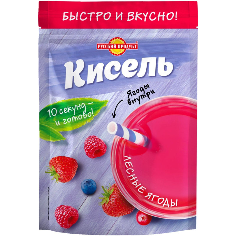 Кисель Русский Продукт Лесные Ягоды моментального приготовления, 150г