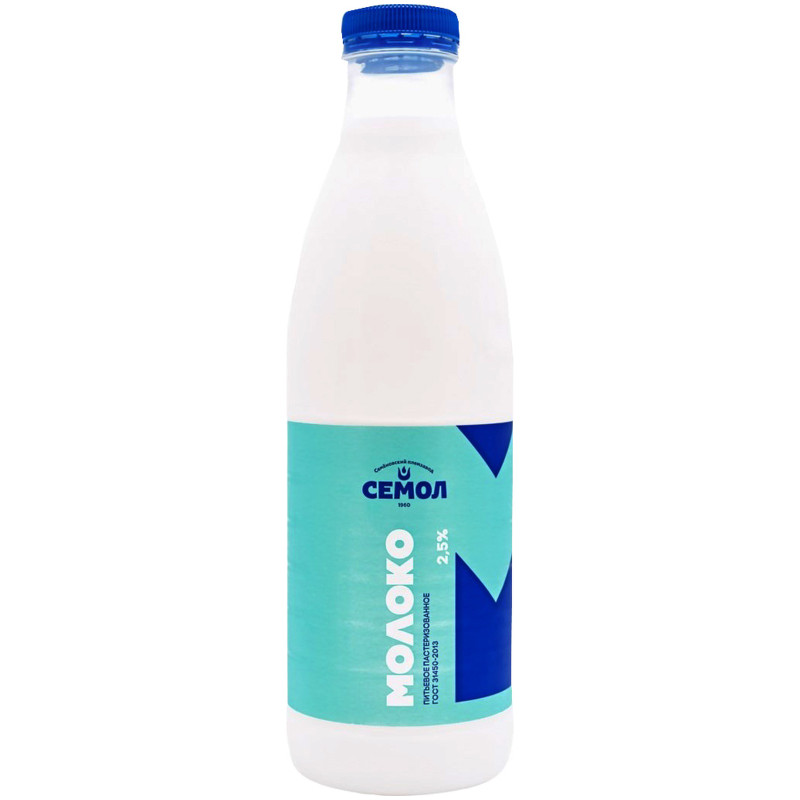 Молоко Семол топлёное 2.5%, 900мл