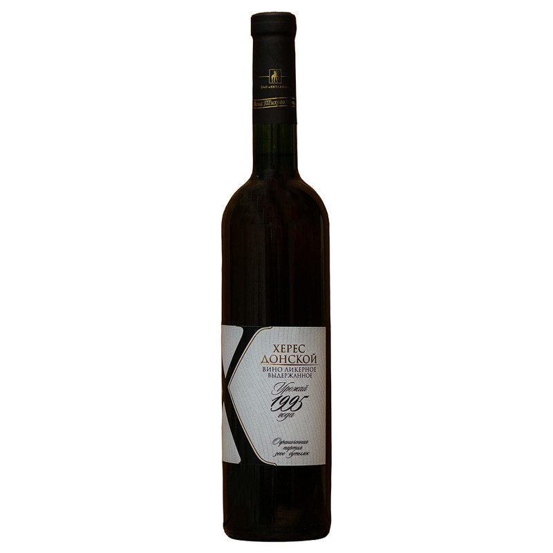 Вино ликёрное Янтарное Херес Донской белое 19%, 750мл
